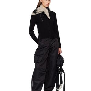 🖤🤎 Simone Rocha Wool Crystal Scarf🤎🖤